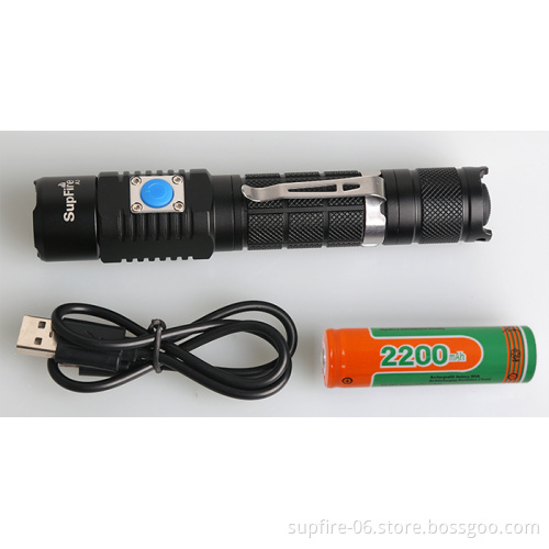 Supfire A3 light small USB rechargeable flashlight L2 - U2 ultra bright